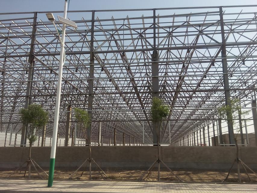 遵化汽车工业厂房网架